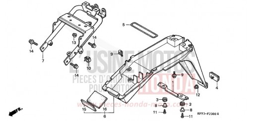 PARAFANGO POSTERIORE CLR125W di 1998